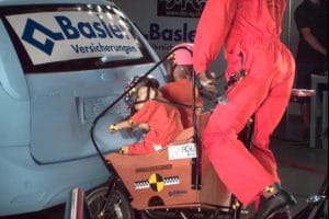E-cargo bikes in the crash test by Basler Versicherung