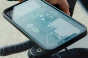 View of the rear camera of the Cyklær ebike on the Cyklær App