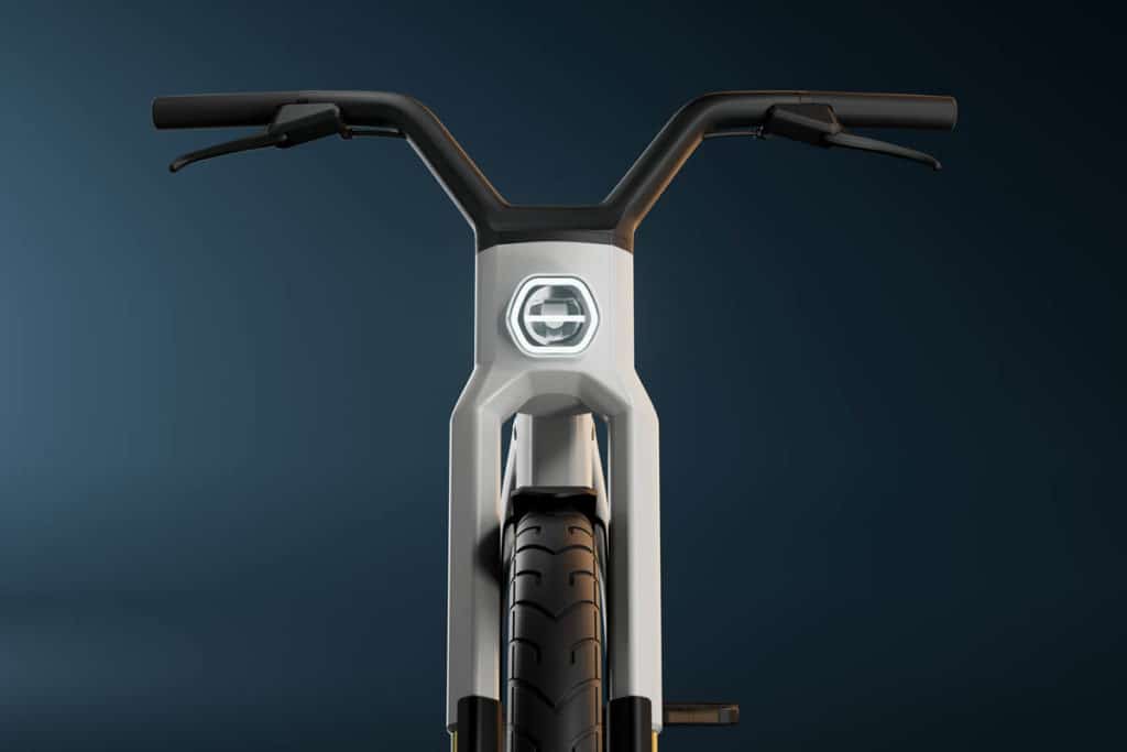 Front view of the Vanmoof V ebike
