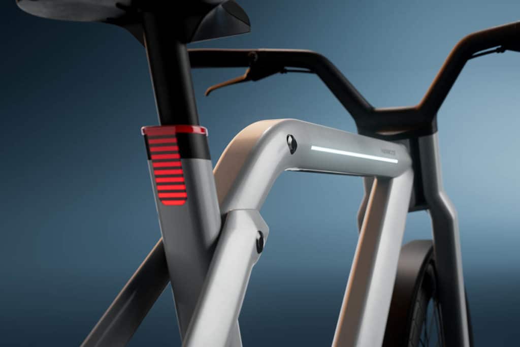 Taillight on the Vanmoof V ebike