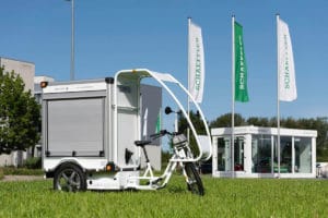 E-cargo bike "Bring" from Bayk with chainless Free Drive from Schaeffler