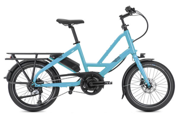 Tern Quick Haul 2022 ebike in the colour Beetle Blue