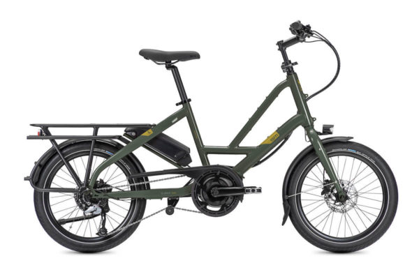 Tern Quick Haul D8 ebike in the colour Olive