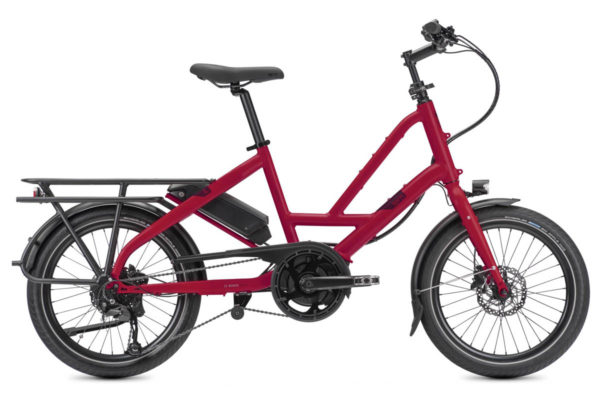 Tern Quick Haul 2022 ebike in the colour Satin Red
