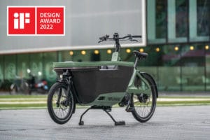 Lovens Explorer e-cargo bike with iF Design Award 2022 in the "Bicycles" category