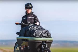 Sione Gruson from the Dutch cargo bike manufacturer Lovens