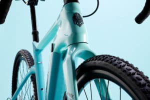 Bianchi e-Arcadex ebike with carbon fork