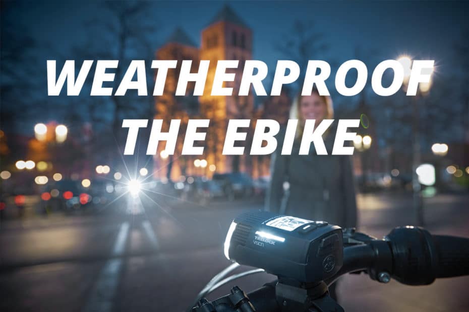 Weatherproof the ebike for autumn and winter and install lights