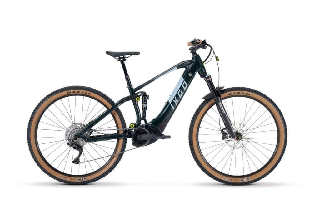 Full-suspension e-mountain bike IXGO MXF-E of the private brand of the German Bico bicycle dealer association