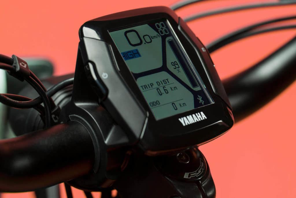 Yamaha Booster speed bike with Yamaha Display C
