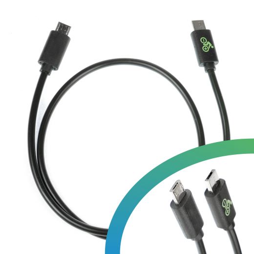 martes En riesgo Contar E-bike USB charging cable Micro A - Micro B | Ebike24