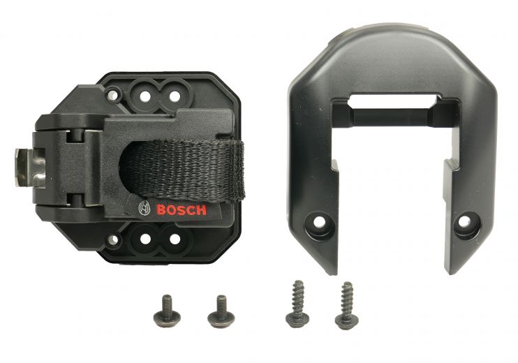Mounting kit for Bosch PowerTube 750Wh bracket on lock side, to slide in, horizontal