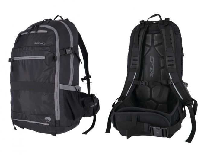 XLC E-Bike Backpack BA-S98, 28 Litre, black/gray